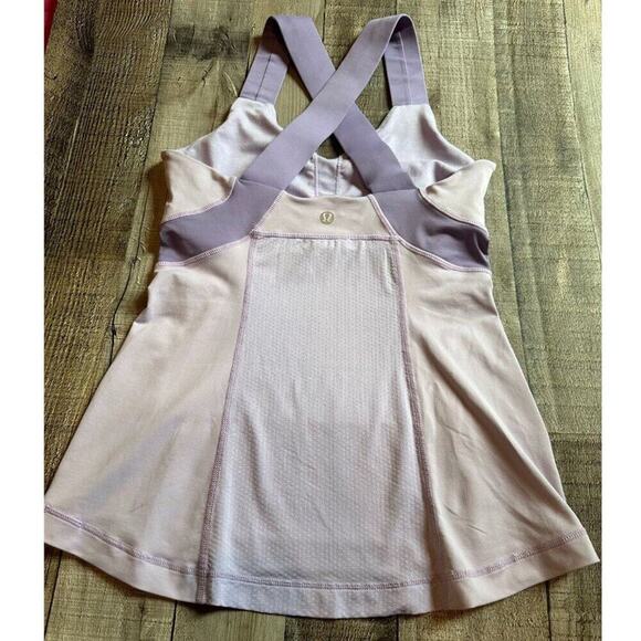 Lululemon Push Your Limits Tank | Heathered Lavender Dusk | Size 4-6 - Picture 4 of 15